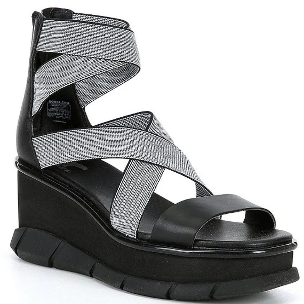 New Sorel Women's Joanie III Sport Platform Wedge Sandal